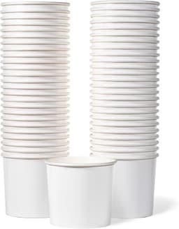 Eisbecher – Testsieger MATICAN Papier-Eisbecher 50×325 ml weiß