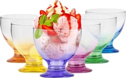 TREND FOR HOME TREND FOR HOME Glas-Eisbecher bunt 6×475 ml