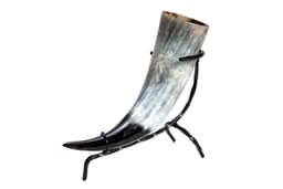 Frera Frera Trinkhorn 300–390 ml + Tischständer