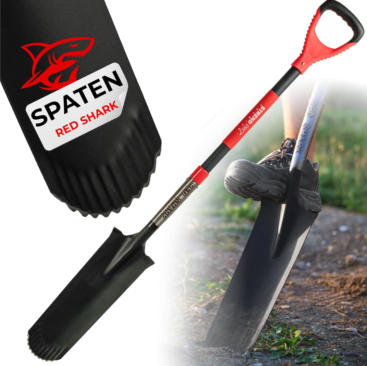 STREND PRO RedShark Drainagespaten