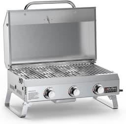 onlyfire Onlyfire 3-Brenner Tischgrill