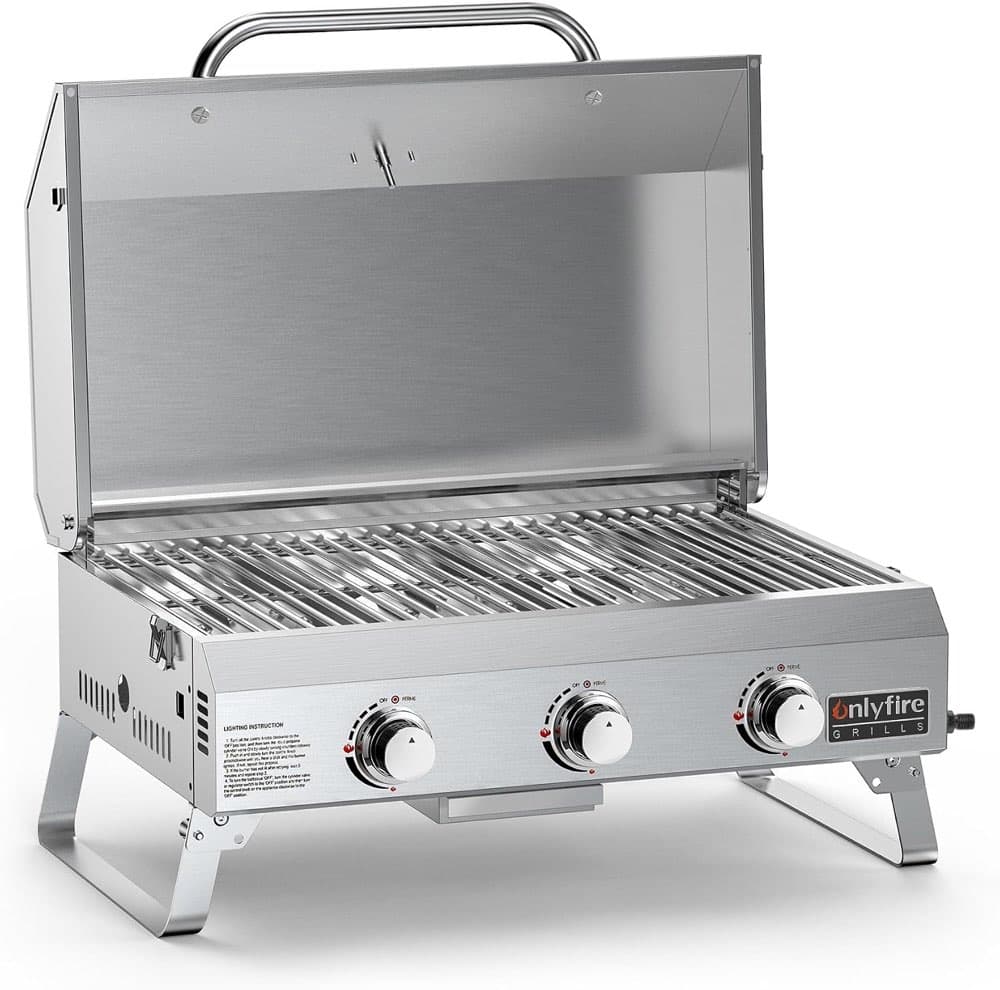 Onlyfire Tischgrill 3 Brenner