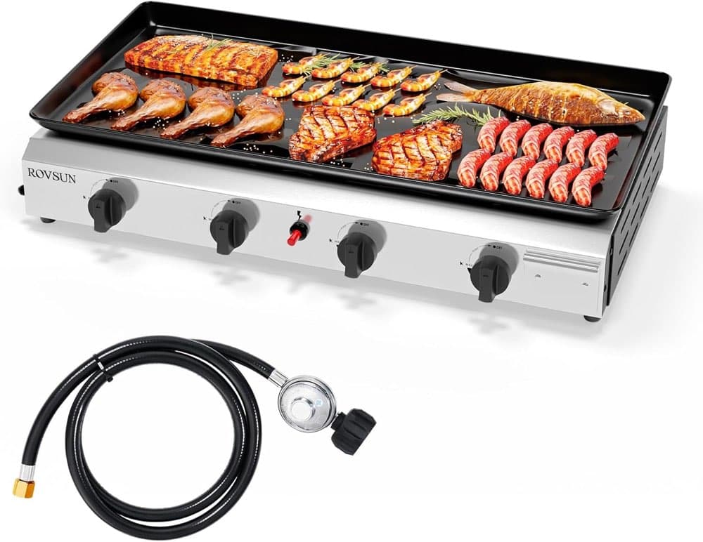 ROVSUN Tischgrill 4 Brenner