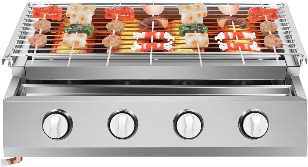 TONFEION Tischgasgrill 4