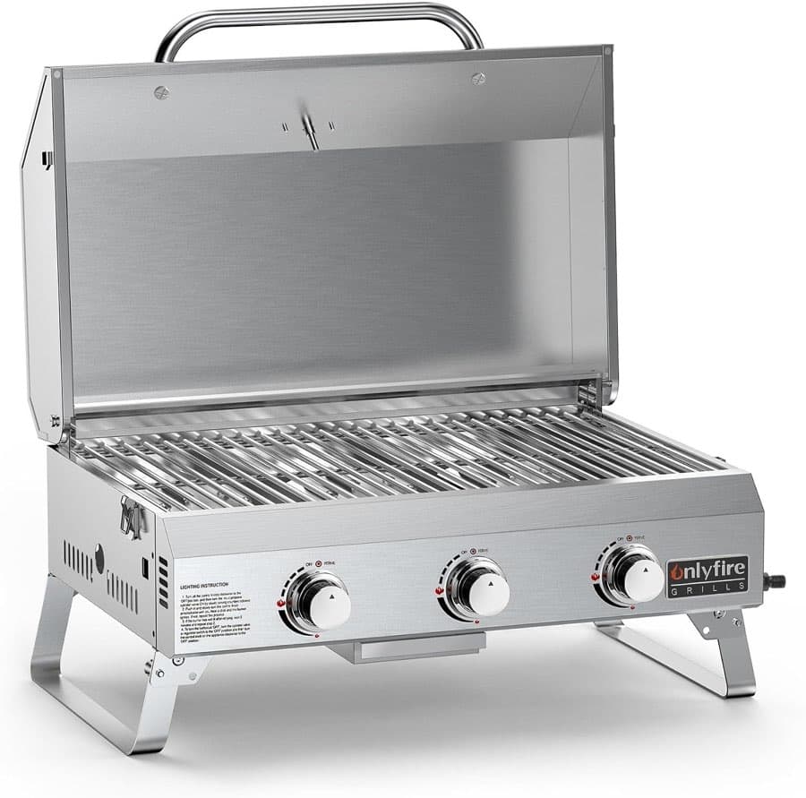 Onlyfire 3 Brenner Tischgrill