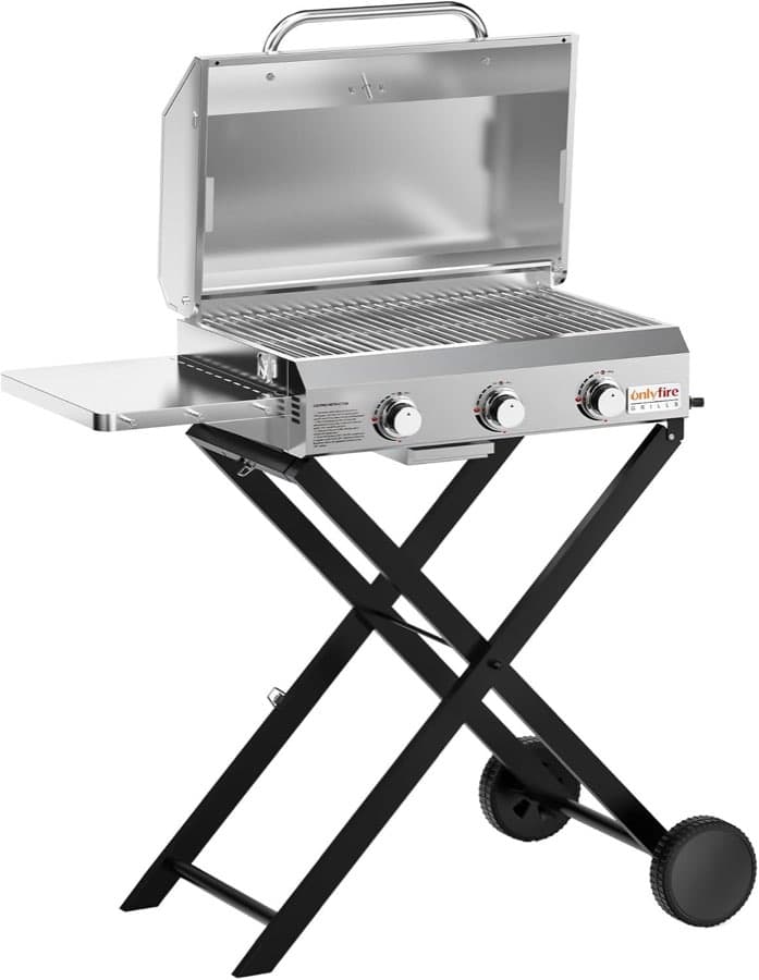 Onlyfire 3 Brenner Grillwagen