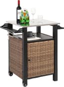 Villeston Grillwagen Rattan kompakt
