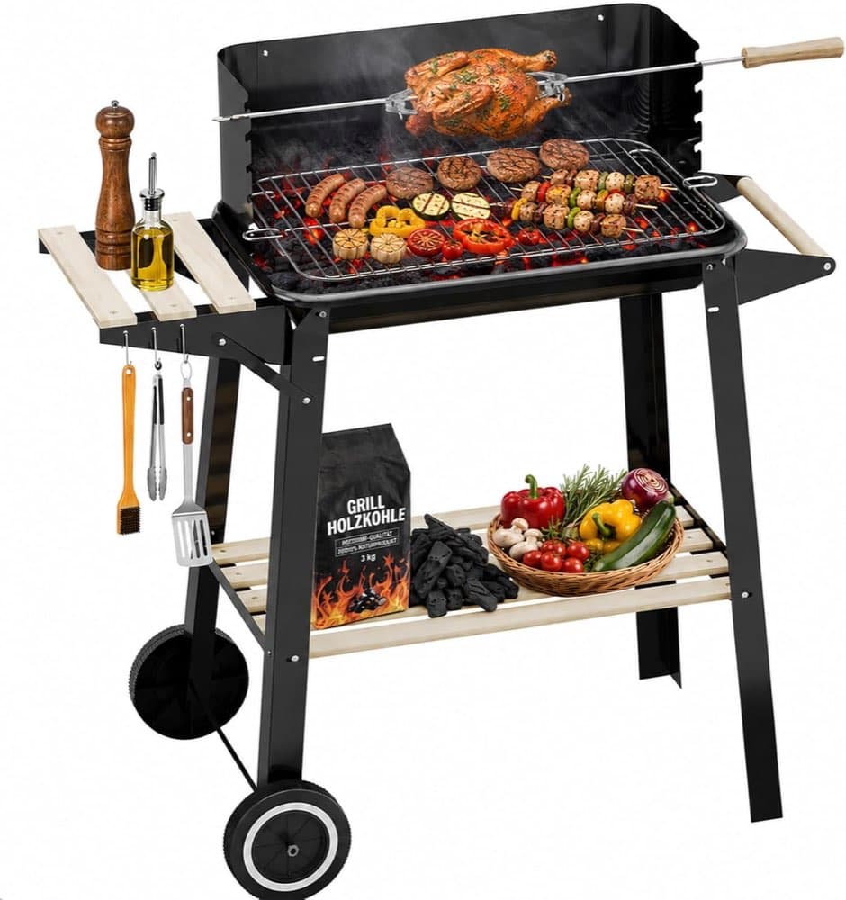 HOMELUX Grillwagen 49×29 cm