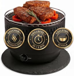 SOUK ONE SOUK ONE Tischgrill Rom mit Aktivbelüftung