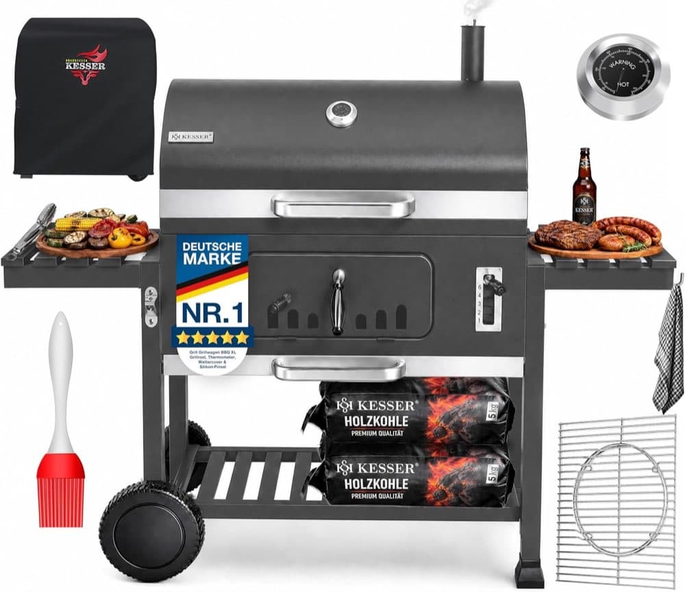KESSER XXL Grillwagen Set