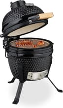 Relaxdays Kamado Ø 32 cm schwarz