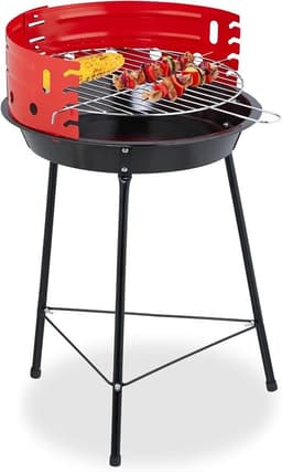 Relaxdays Relaxdays Dreibein-Rundgrill 37 cm