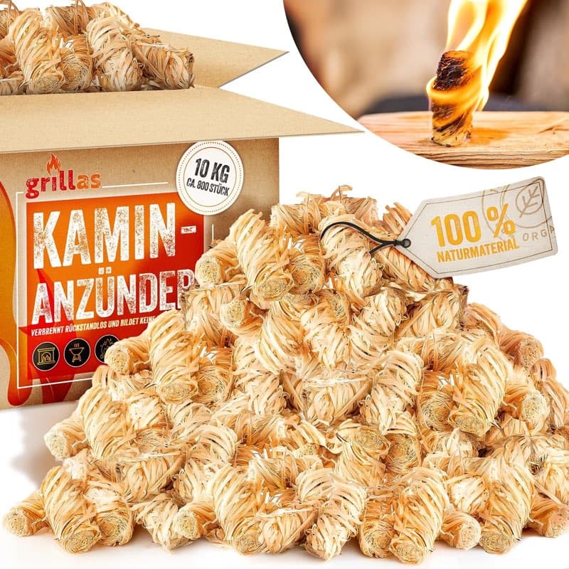 grillas Kaminanzünder 10 kg (ca. 800 Stück)