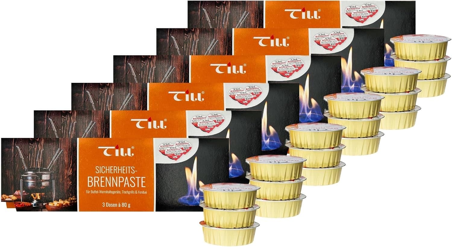 TILL Brennpaste 18×80 g
