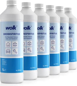 wolk wolk Brennspiritus 6×1 L 94 %