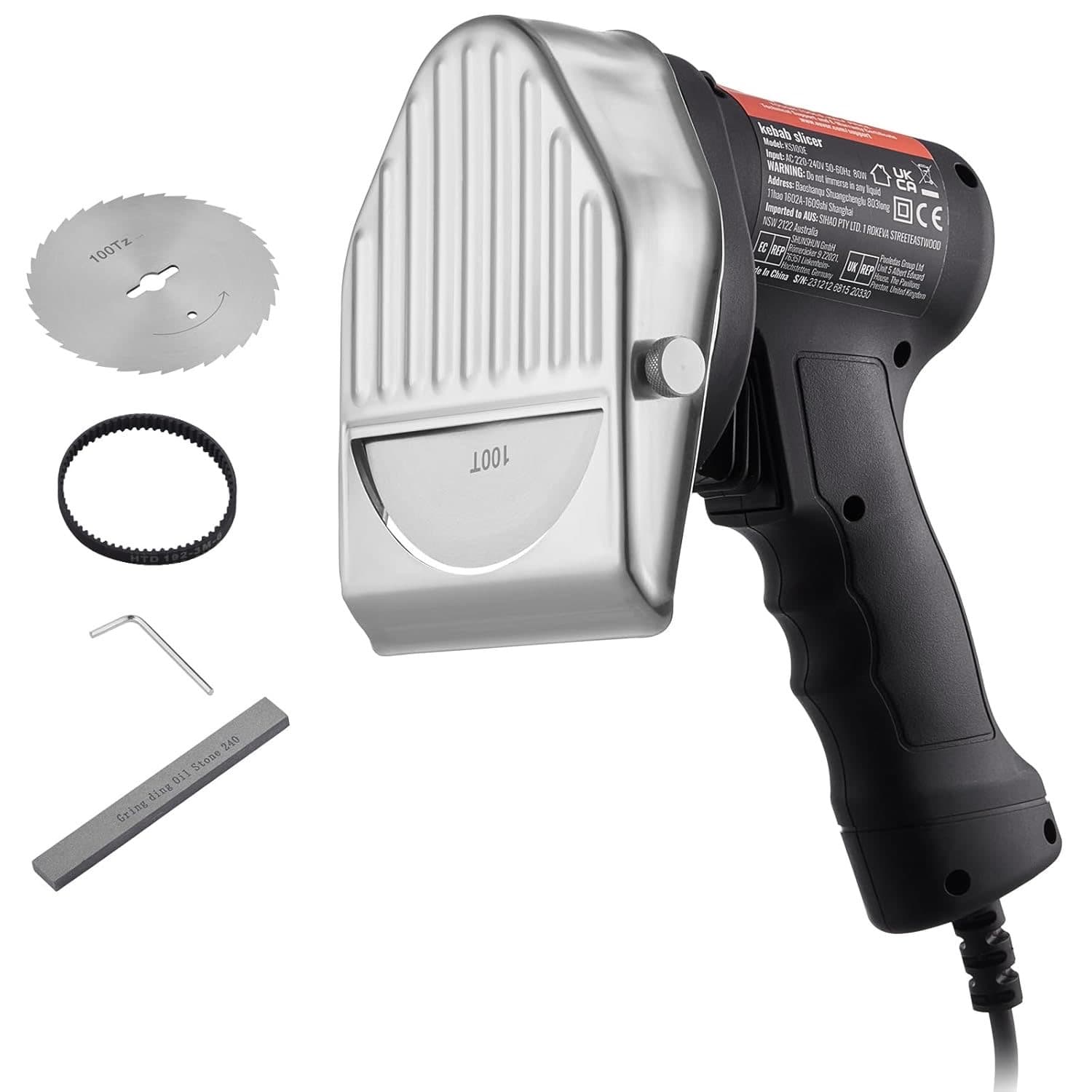VEVOR Schawarma-Messer KS-100E 80 W