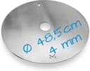 mocisa Feuerplatte Ø48,5 cm 4 mm
