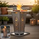 FireDesire Feuerkorb mit Grillplatte
