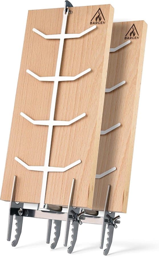 Bargen Flammlachsbretter 2er 32 × 15 cm