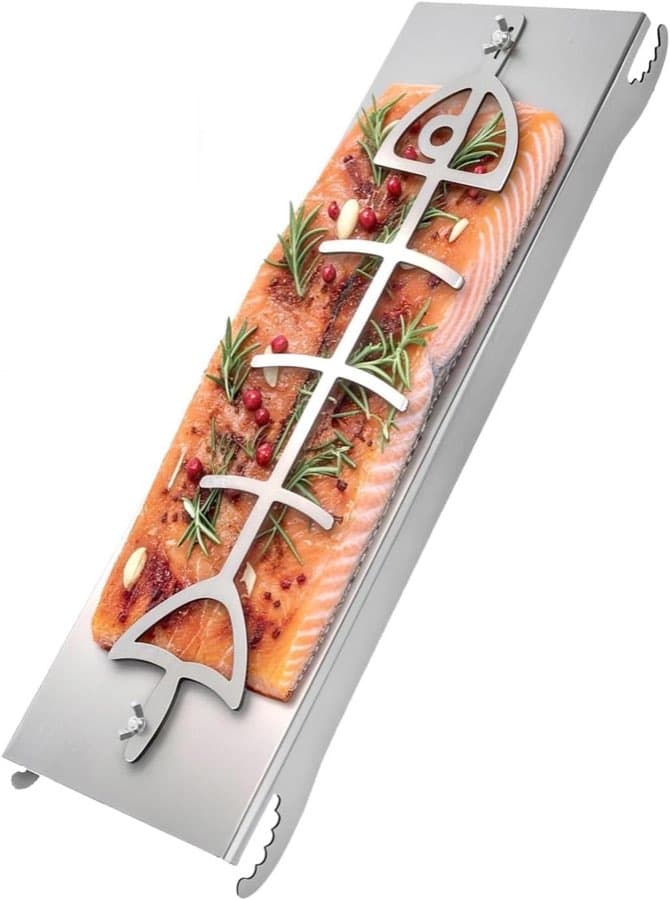WELL GRILL Flammlachsbrett Edelstahl