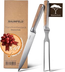 BAUMFELD BAUMFELD Tranchierset Messer + Gabel