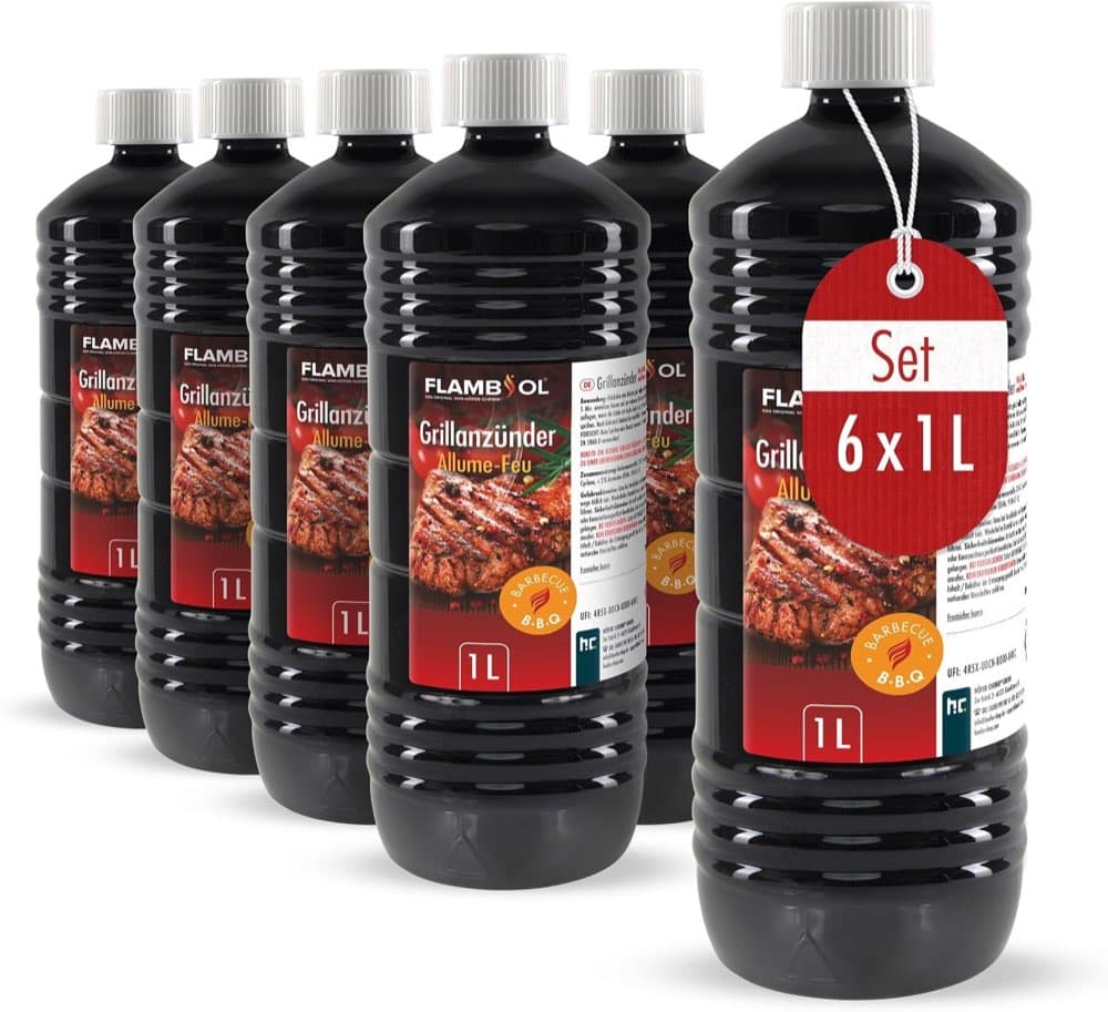 Höfer Chemie FLAMBIOL Grillanzünder flüssig 6×1 L