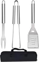 QH7 Grillbesteck 3-teilig mit Tasche