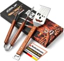 Ezilif 7-in-1 Grillbesteck Holzgriff