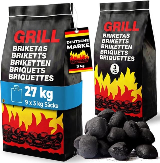 Deuba Holzkohle-Grillbriketts 27 kg