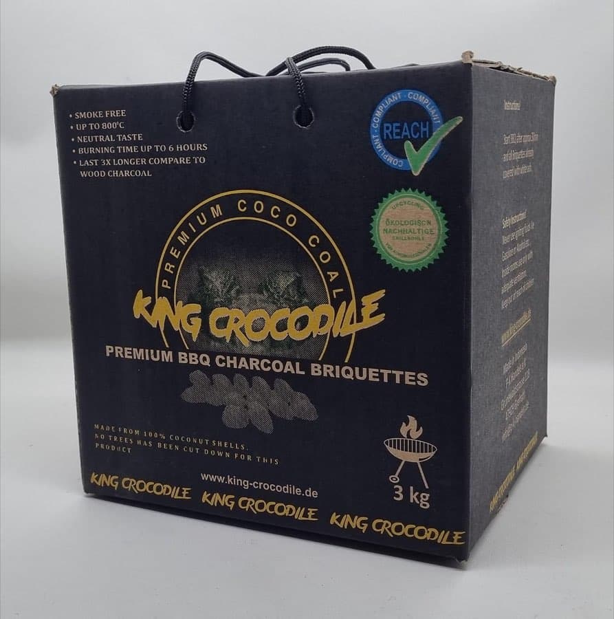 King Crocodile Kokos-Eierkohlen 3 kg