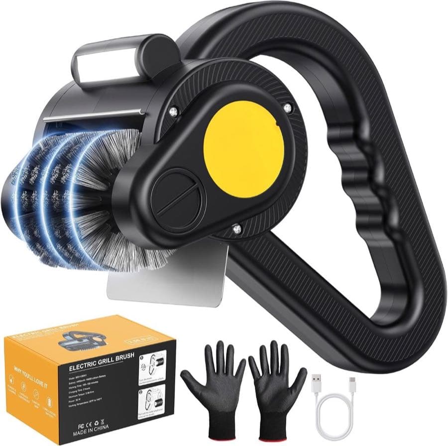 orantronx Elektrische Grillbürste LED