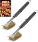 TNTOR Grillbürste Messing 2er-Pack