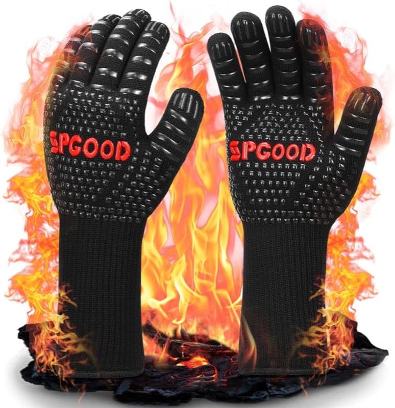 SPGOOD Grillhandschuhe 800 °C L/XXL