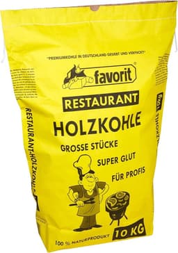 Favorit Favorit Grill-Holzkohle 10 kg Restaurant