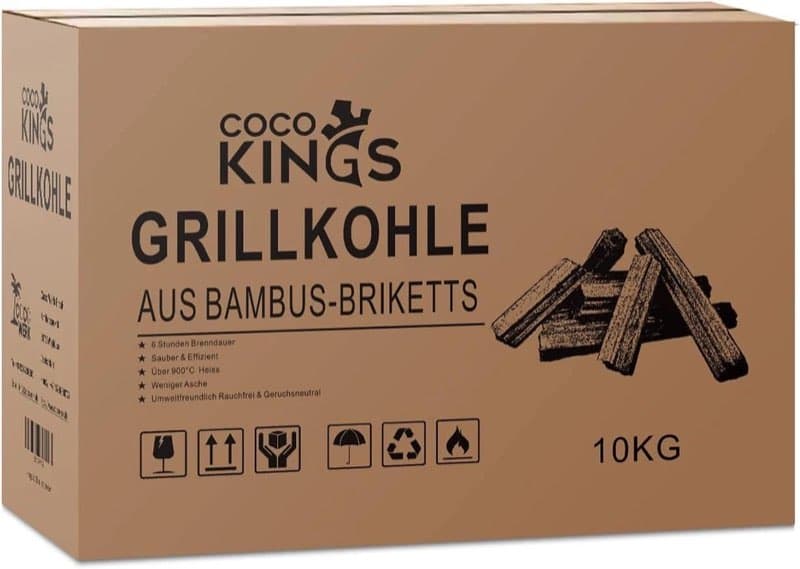 COCO WERK Grillkokoskohle 10 kg