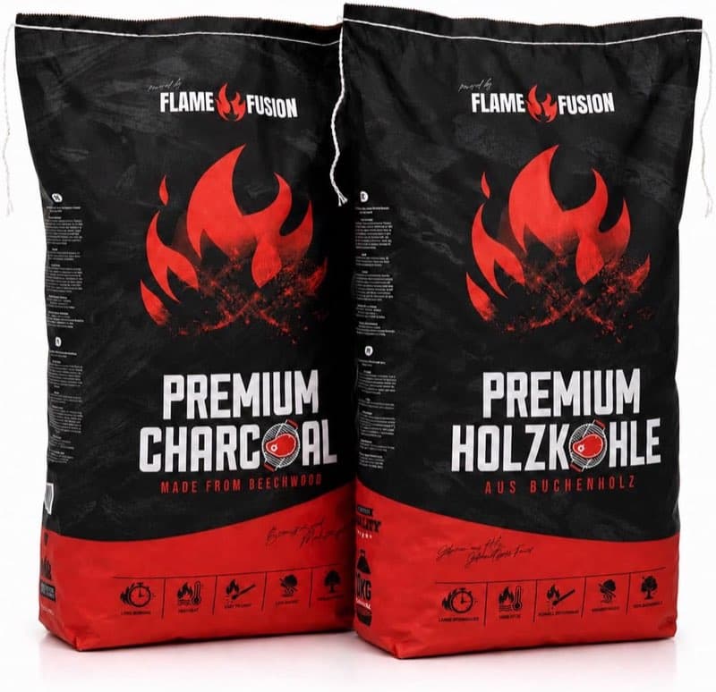 FlameFusion Buchenholzkohle 20 kg