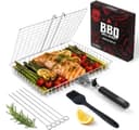 SHIZZO Grillkorb BBQ-Set mit Zubehör