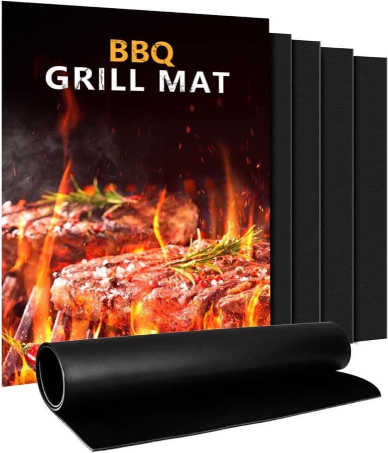 HAZENS PTFE-Grillmatte 5er 40×32 cm