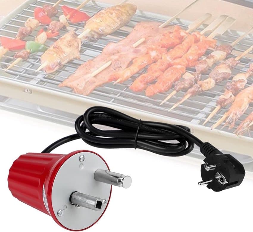 EXLECO Grillmotor ABS rot