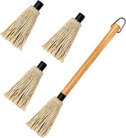 GEEKHOM GEEKHOM BBQ Basting Mop mit Ersatzköpfen