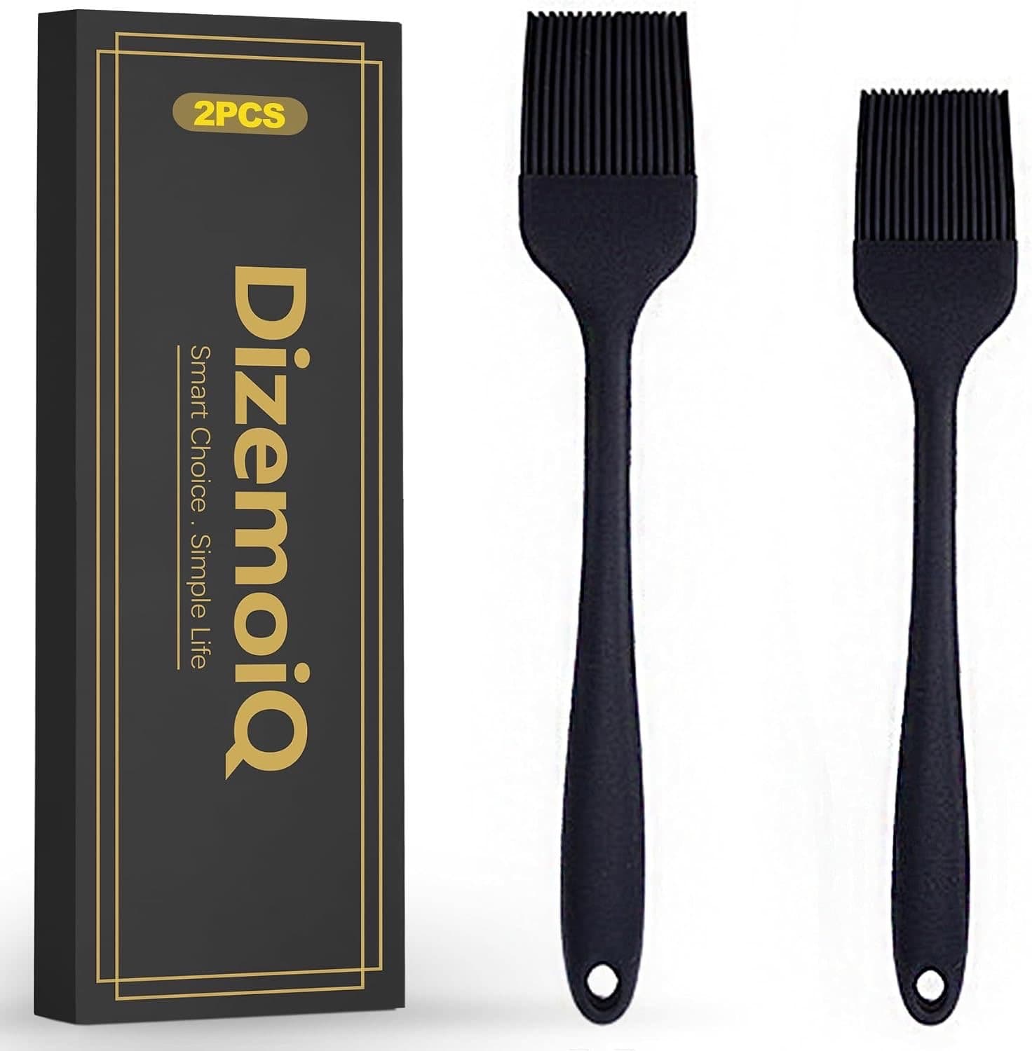 DizemoiQ Silikon-Back-/Grillpinsel 2er-Set