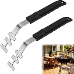 DNGH DNGH Grillrostheber 2er für Gussrost