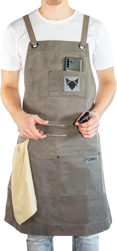 FENNEK Grillschürze Wachs