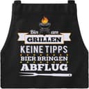 Grillschürze Bin am Grillen