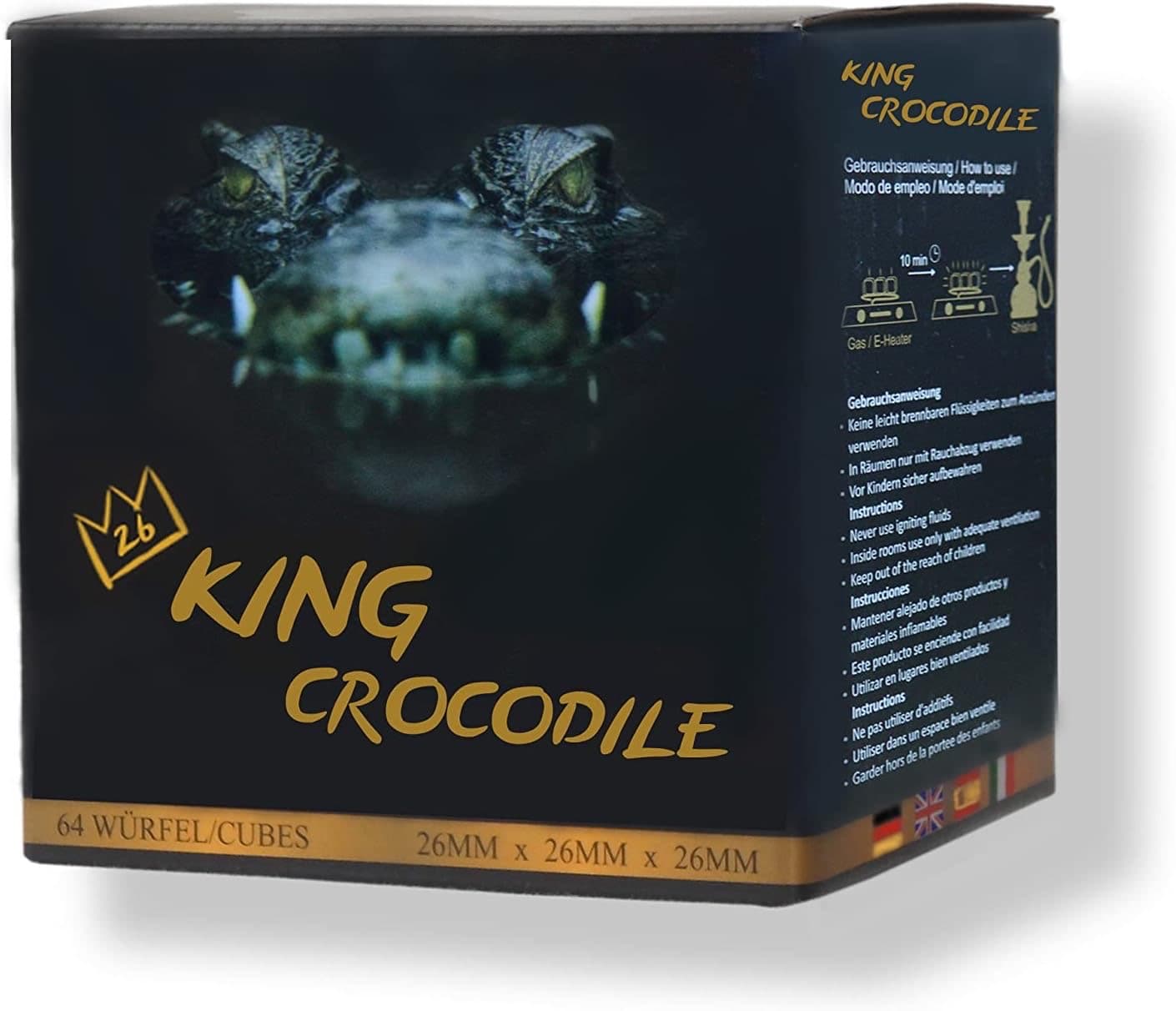 King Crocodile Kokos-Würfel 26 mm 1 kg