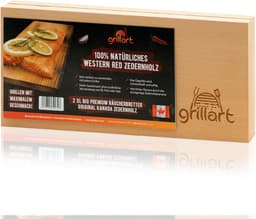 grillart grillart 2 Pack XL Zedernholz 2 cm Dicke