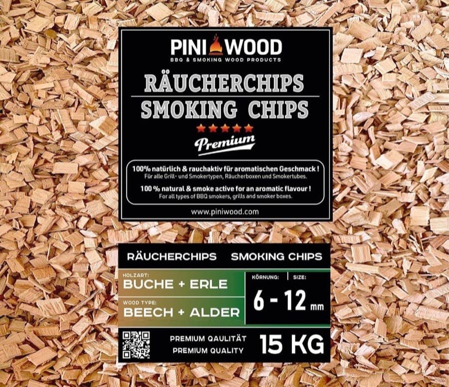 PINI 15 kg Buche/Erle 6–12 mm