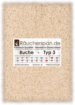 Räucherspan.de Räucherspan.de Buche Typ 3 1 kg