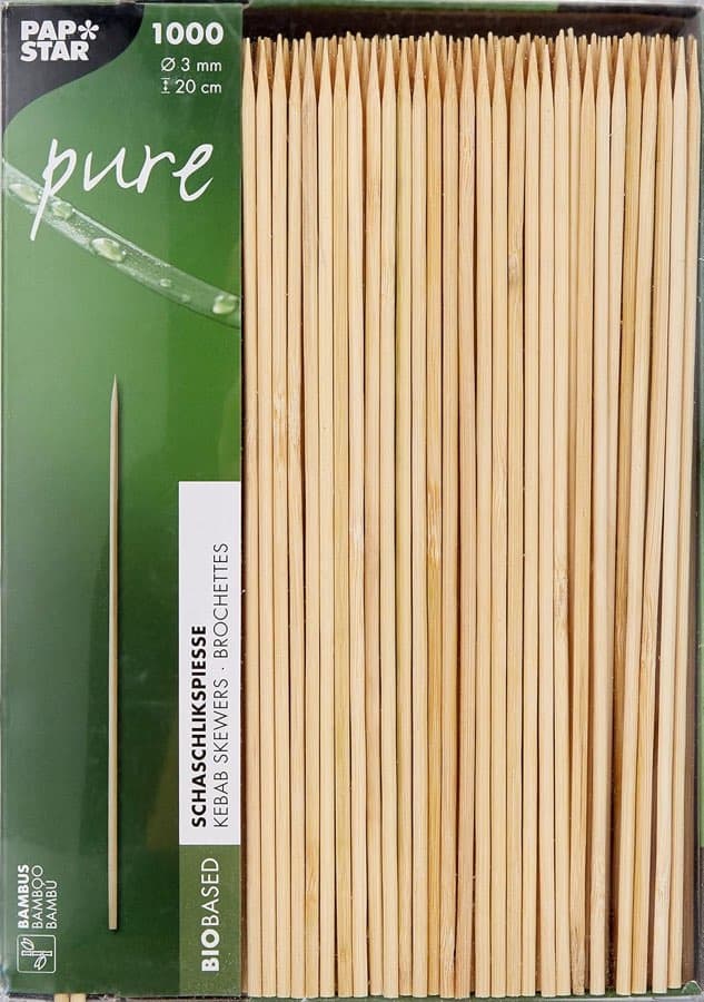 Papstar Bambus 1000 × 20 cm × 3 mm