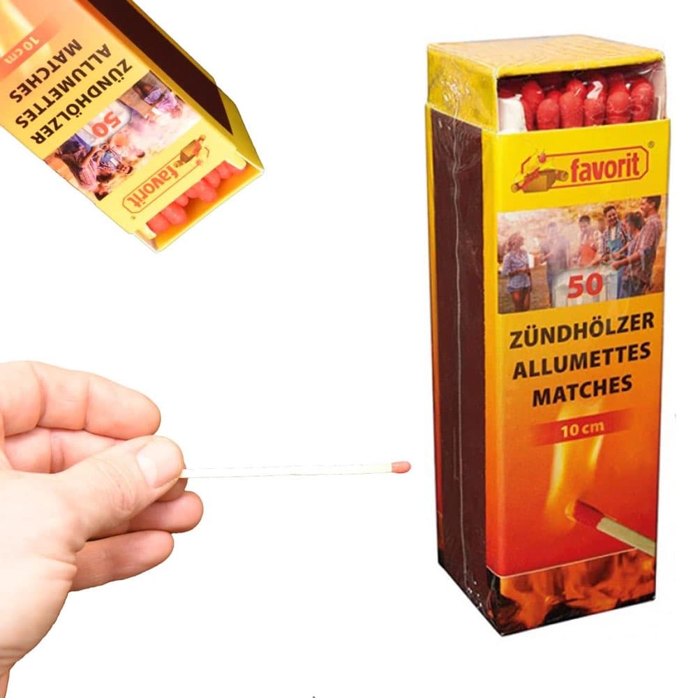 Favorit Streichhölzer 10 cm 50 Stück